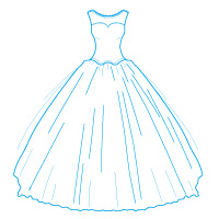 Nettoyage express de robe de mariée et robe de cérémonie